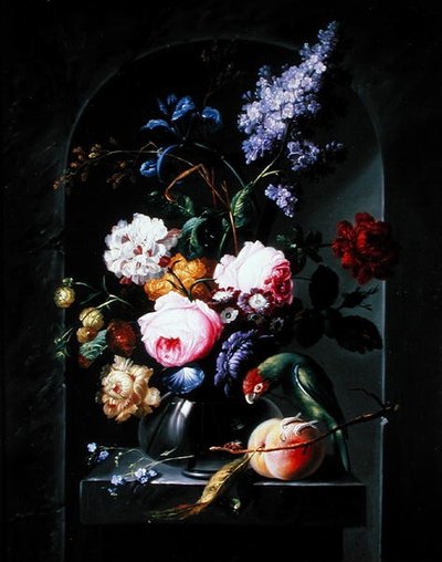 Still Life with Parrot by Austrian School